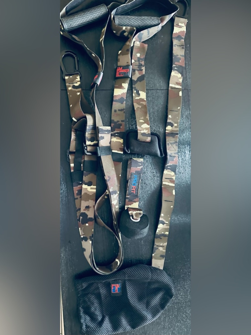 PROfit Tactical Suspension Resistance Straps 4pcs Combo + Bag Camouflage New